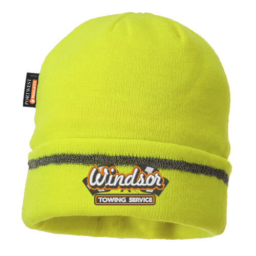 Portwest Reflective Trim Knit Hat Insulatex Lined Thumbnail