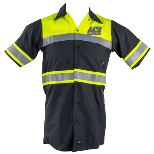 Red Kap Hi-Visibility Colorblock Ripstop Short Sleeve Work Shirt Thumbnail