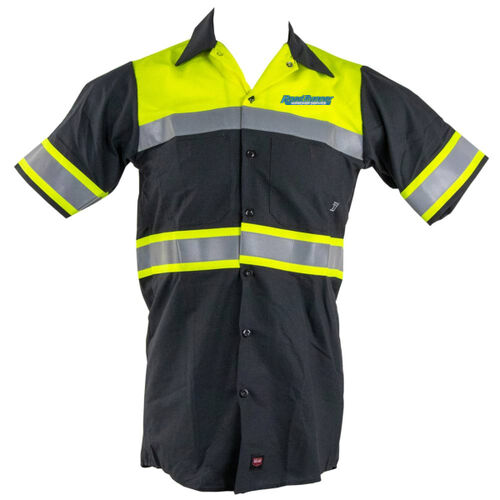 Red Kap Hi-Visibility Colorblock Ripstop Short Sleeve Work Shirt Thumbnail
