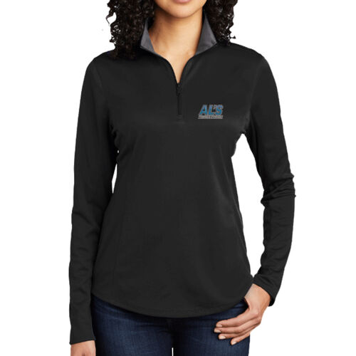 ® Ladies Silk Touch ™ Performance 1/4 Zip Thumbnail